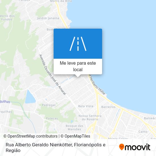 Rua Alberto Geraldo Nienkötter mapa
