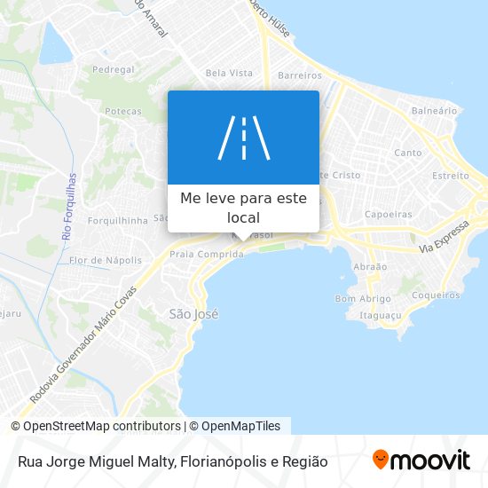 Rua Jorge Miguel Malty mapa