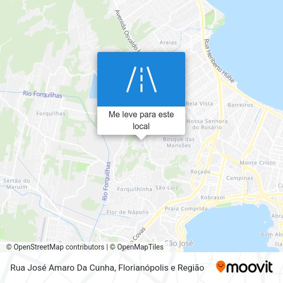 Rua José Amaro Da Cunha mapa