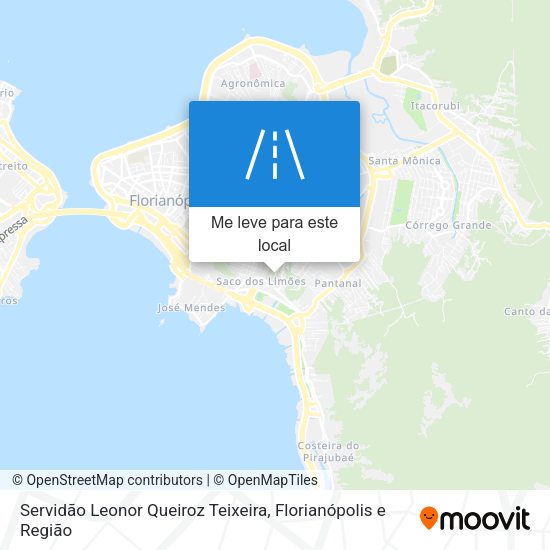 Servidão Leonor Queiroz Teixeira mapa