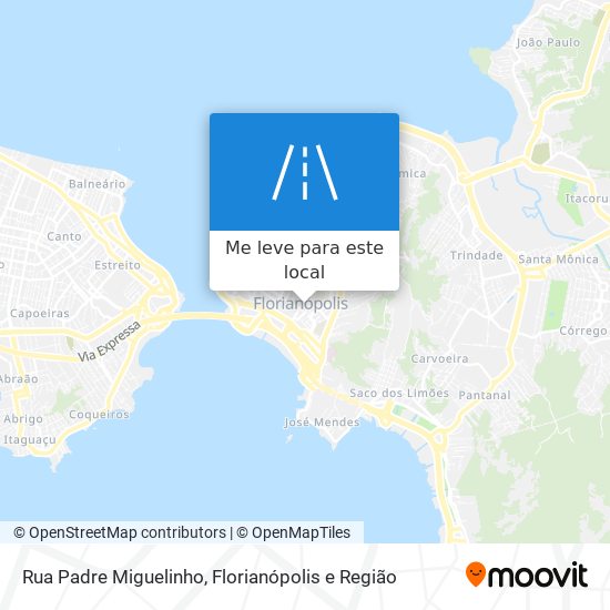 Rua Padre Miguelinho mapa