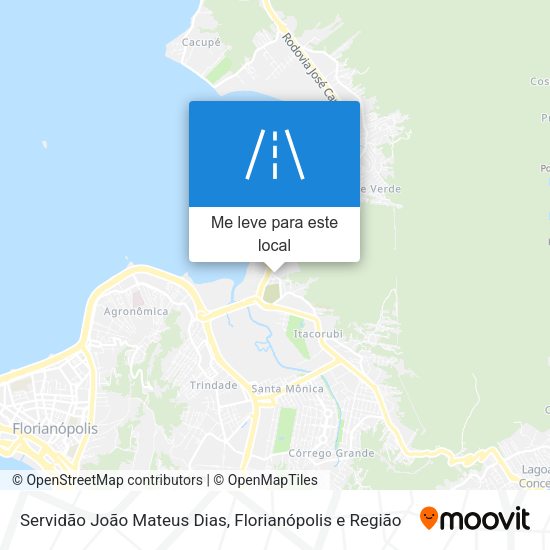 Servidão João Mateus Dias mapa