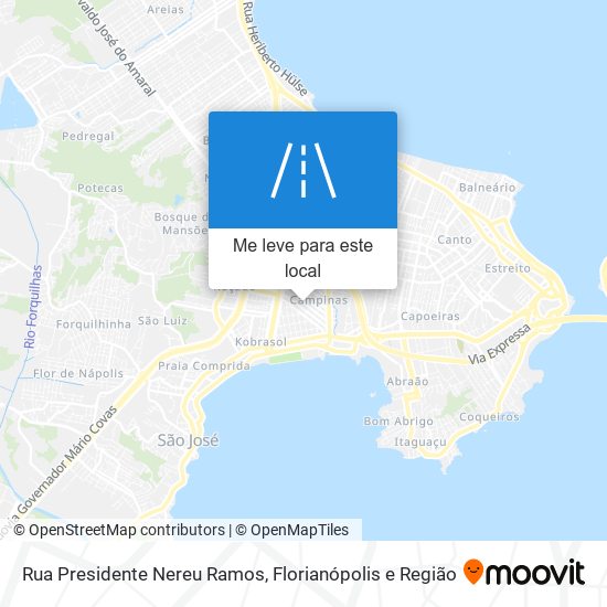 Rua Presidente Nereu Ramos mapa