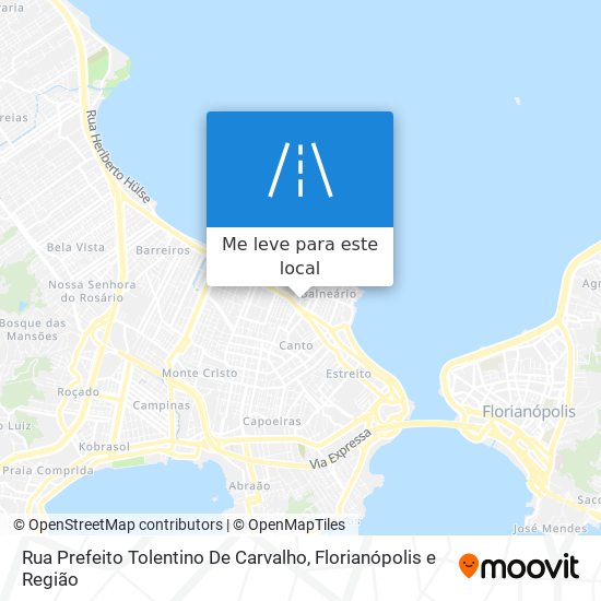 Rua Prefeito Tolentino De Carvalho mapa