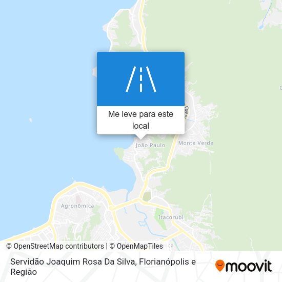Servidão Joaquim Rosa Da Silva mapa