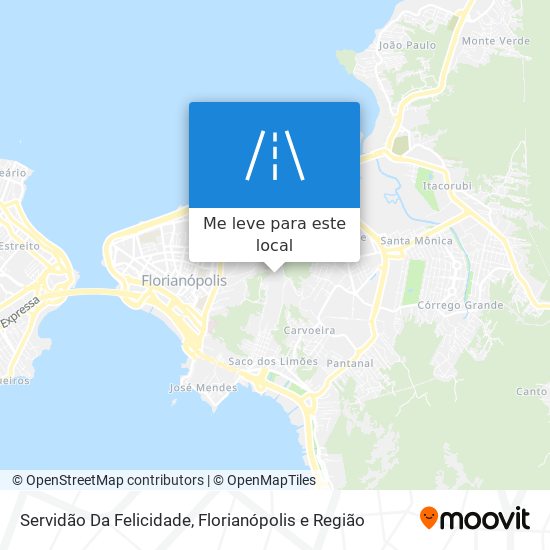 Servidão Da Felicidade mapa