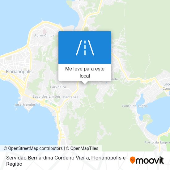 Servidão Bernardina Cordeiro Vieira mapa