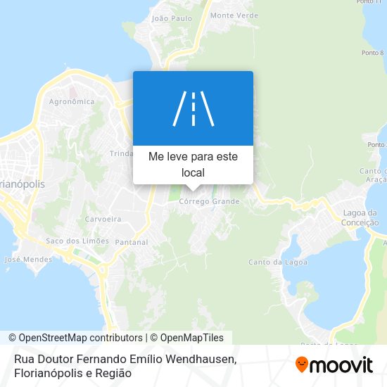 Rua Doutor Fernando Emílio Wendhausen mapa