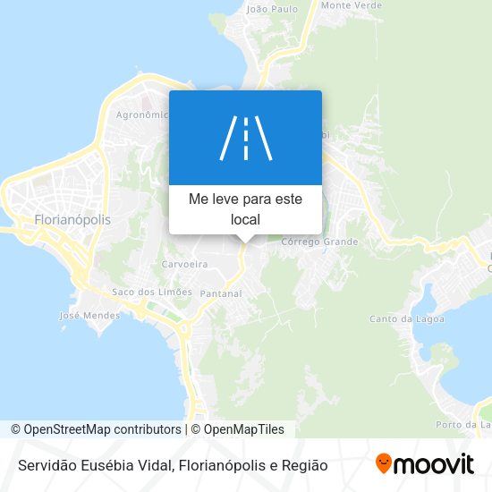 Servidão Eusébia Vidal mapa