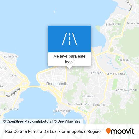 Rua Corália Ferreira Da Luz mapa