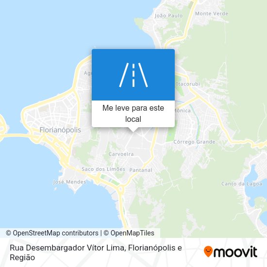 Rua Desembargador Vítor Lima mapa