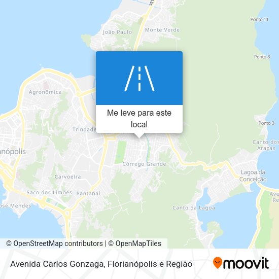 Avenida Carlos Gonzaga mapa