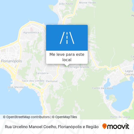 Rua Urcelino Manoel Coelho mapa