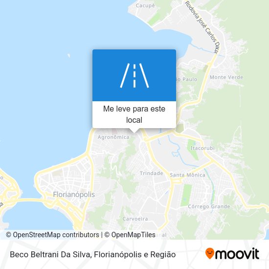 Beco Beltrani Da Silva mapa
