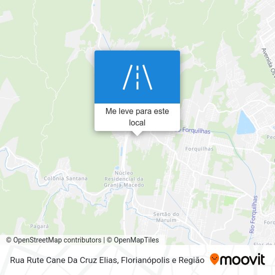 Rua Rute Cane Da Cruz Elias mapa