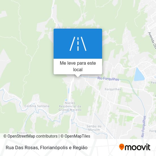 Rua Das Rosas mapa