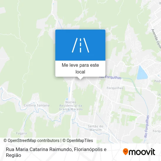 Rua Maria Catarina Raimundo mapa