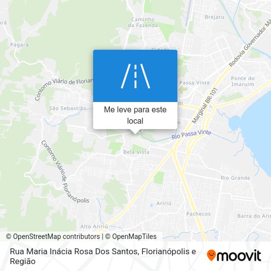 Rua Maria Inácia Rosa Dos Santos mapa