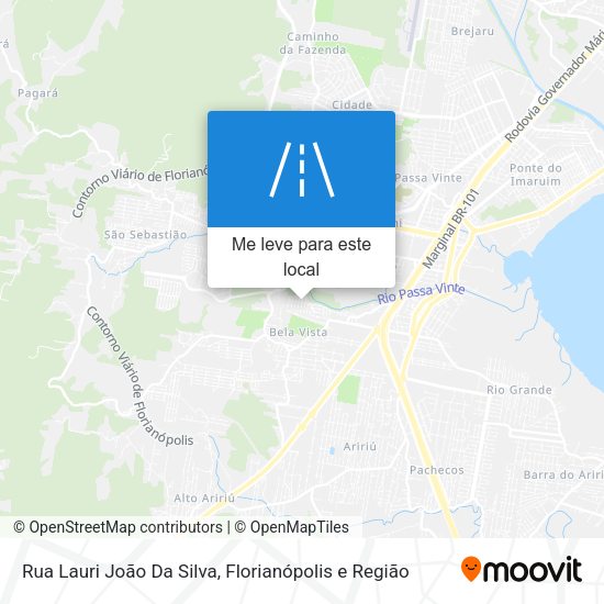 Rua Lauri João Da Silva mapa