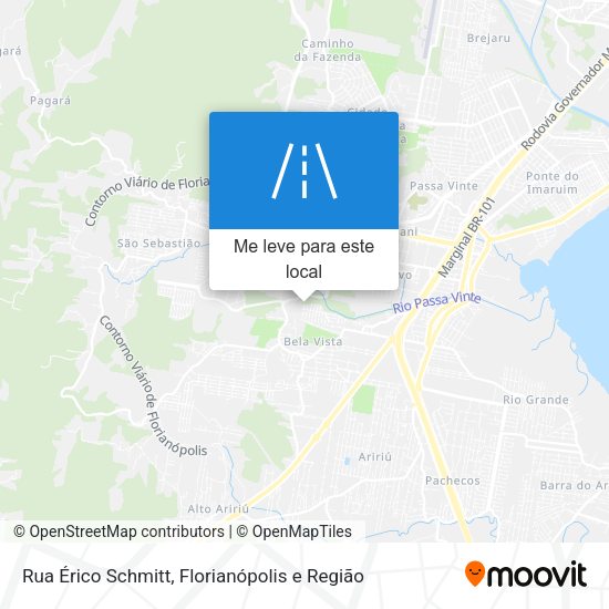 Rua Érico Schmitt mapa