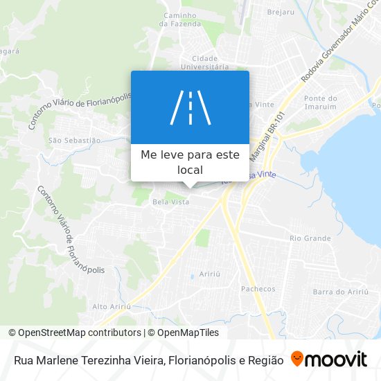 Rua Marlene Terezinha Vieira mapa