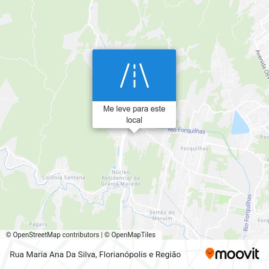 Rua Maria Ana Da Silva mapa