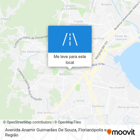 Avenida Anamir Guimarães De Souza mapa