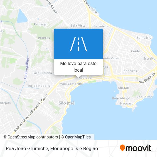 Rua João Grumiché mapa