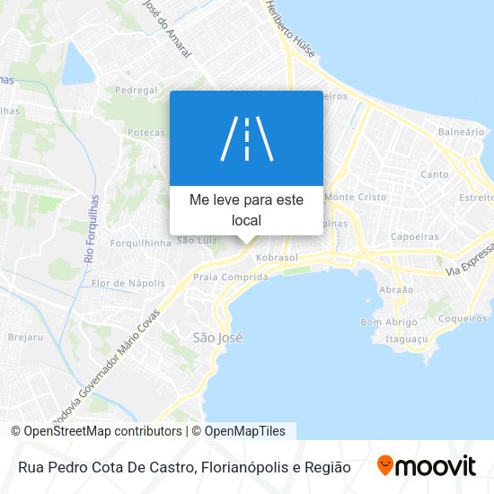 Rua Pedro Cota De Castro mapa