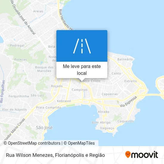 Rua Wilson Menezes mapa