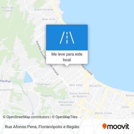 Rua Afonso Pena mapa