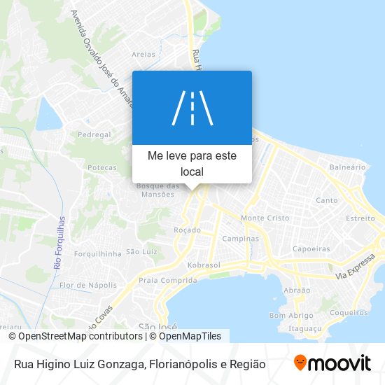 Rua Higino Luiz Gonzaga mapa