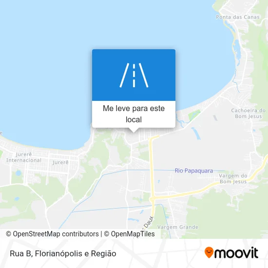 Rua B mapa