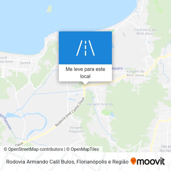 Rodovia Armando Calil Bulos mapa