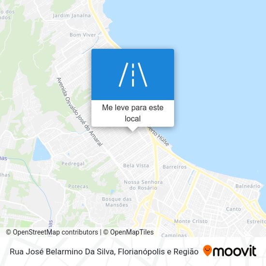 Rua José Belarmino Da Silva mapa