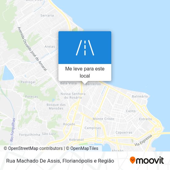 Rua Machado De Assis mapa