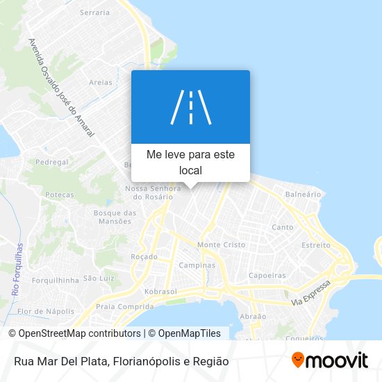 Rua Mar Del Plata mapa