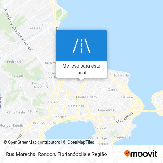 Rua Marechal Rondon mapa