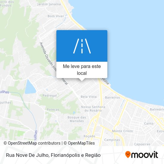 Rua Nove De Julho mapa