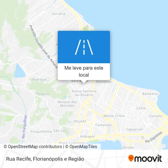 Rua Recife mapa