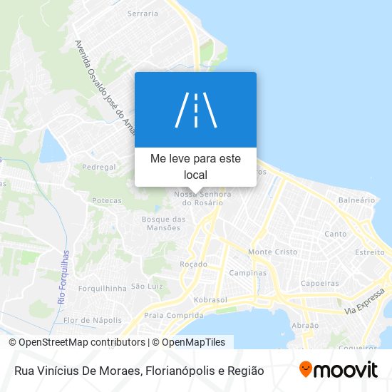 Rua Vinícius De Moraes mapa