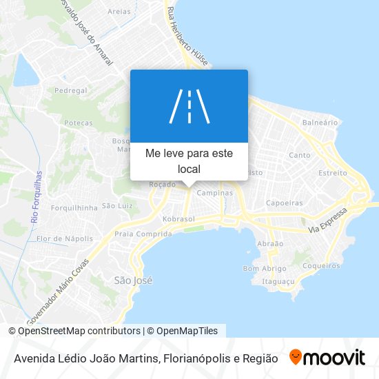 Avenida Lédio João Martins mapa
