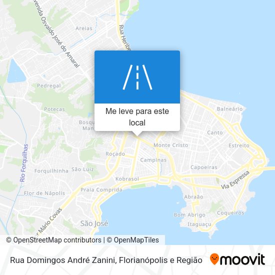 Rua Domingos André Zanini mapa