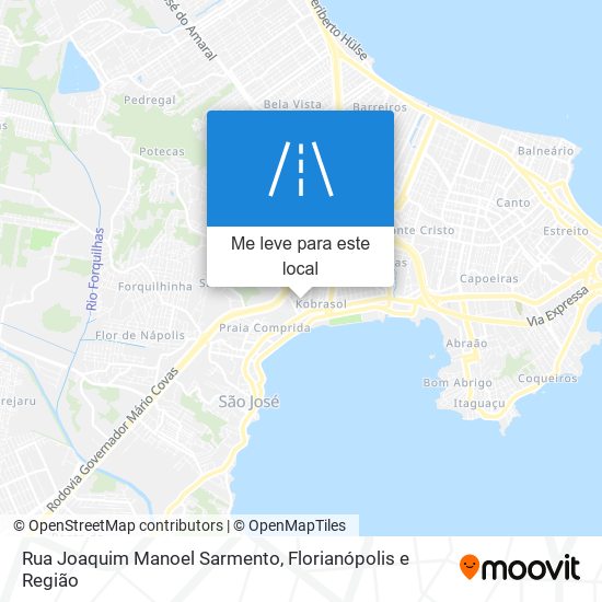 Rua Joaquim Manoel Sarmento mapa