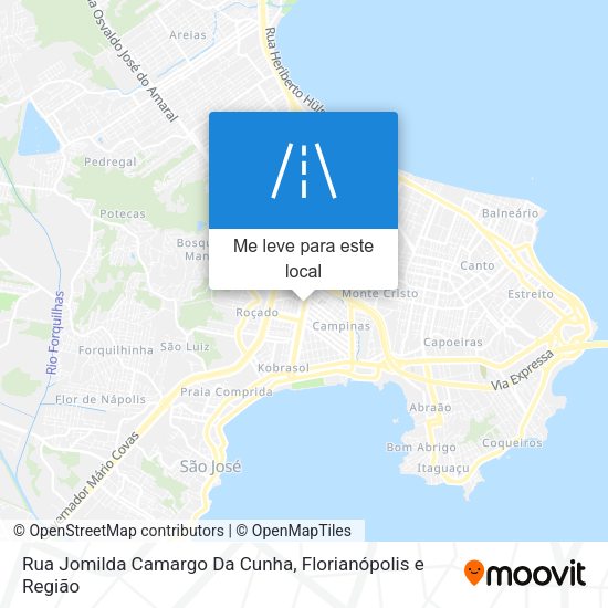 Rua Jomilda Camargo Da Cunha mapa