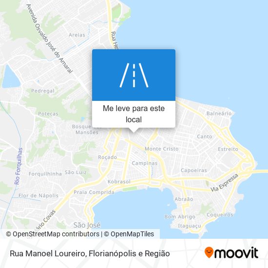 Rua Manoel Loureiro mapa