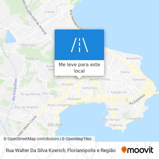 Rua Walter Da Silva Koerich mapa