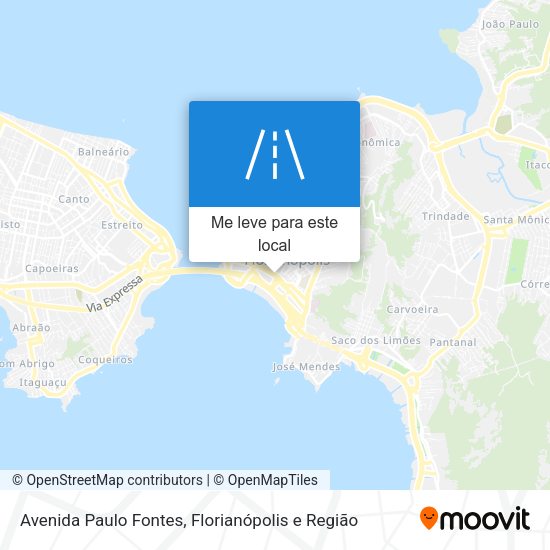 Avenida Paulo Fontes mapa