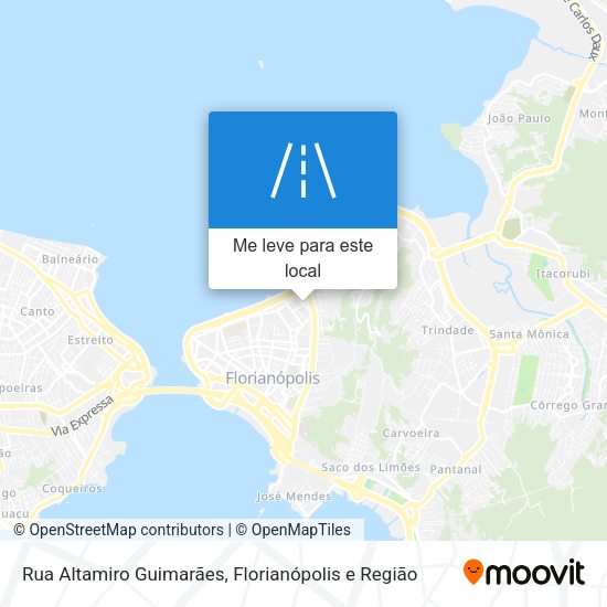 Rua Altamiro Guimarães mapa