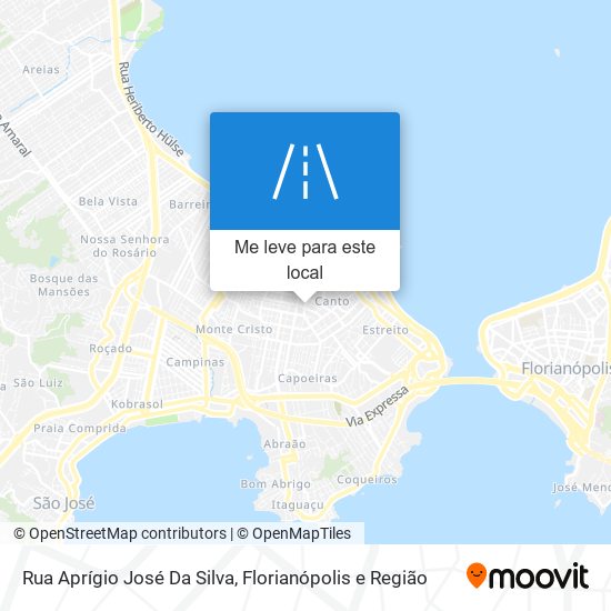 Rua Aprígio José Da Silva mapa